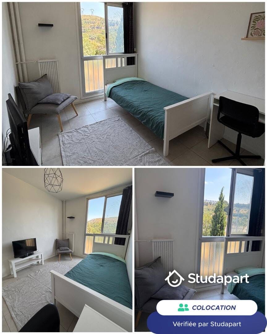 Отдельная комната сдается в аренду за 470 € в месяц в Marseille, Chemin de Fontainieu
