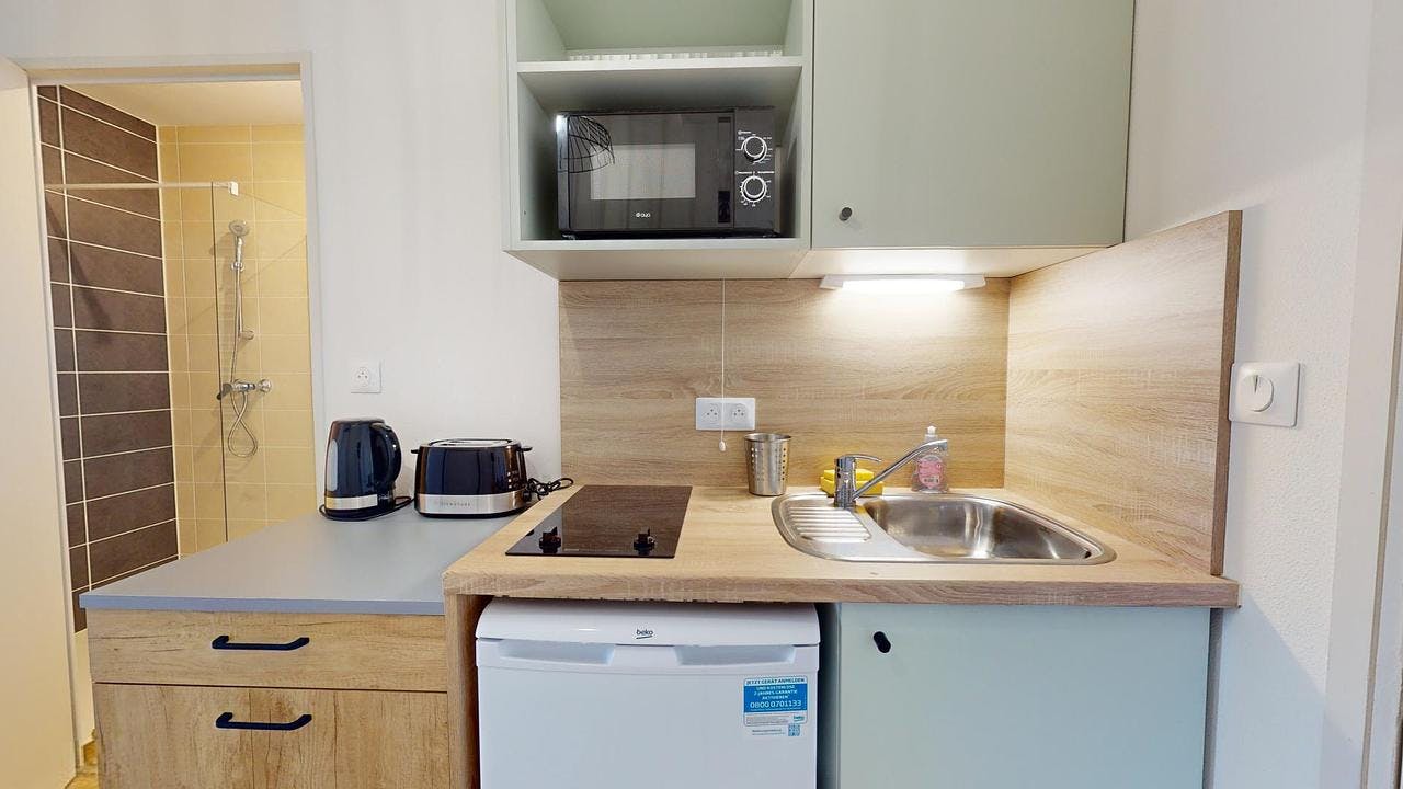 Studio for rent on Rue Jean Chevailler, Lyon - Widok 5