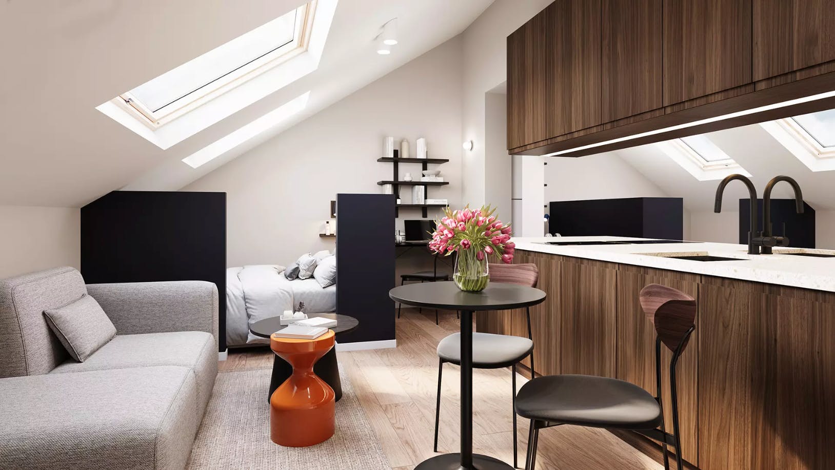 Apartment Ixelles, 25m² — photo 1