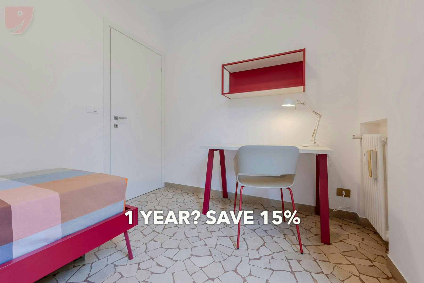 Single room Padova, 1 bed, 9m² — photo 317