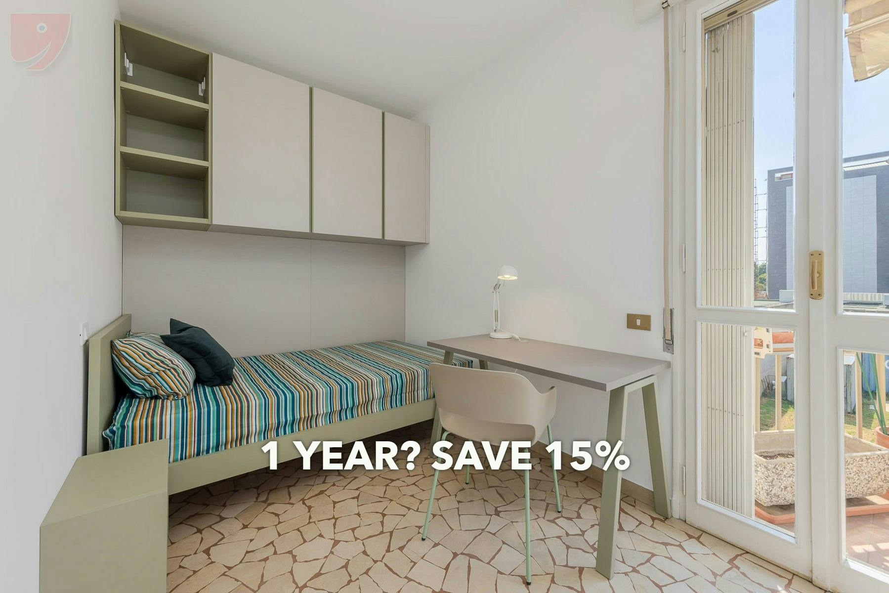 Single room Padova, 1 bed, 11m² — photo 839