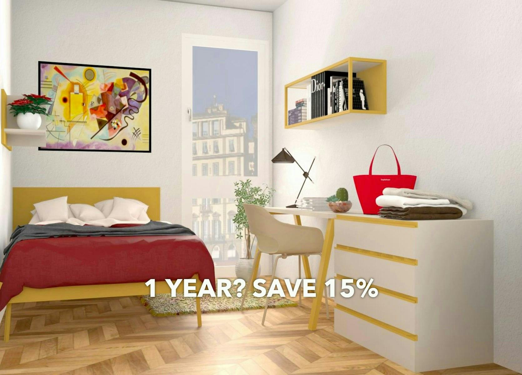 Single room Padova, 1 bed, 9m² — photo 519