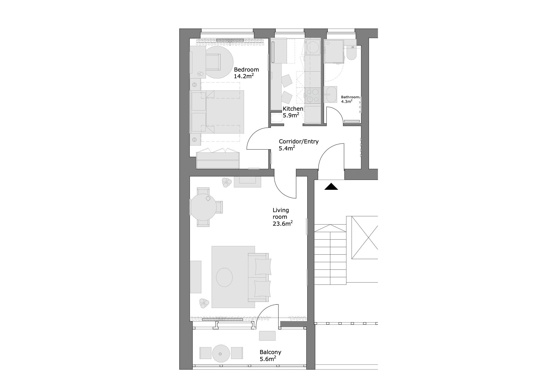 Apartment Berlin, 56m² — photo 772