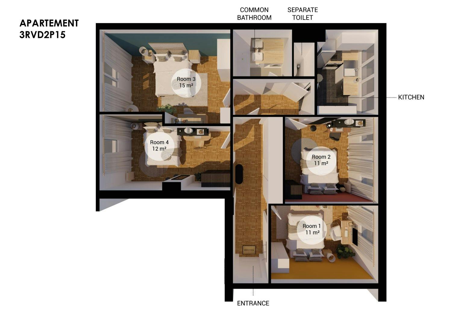 Apartment Paris, 73m² — photo 7