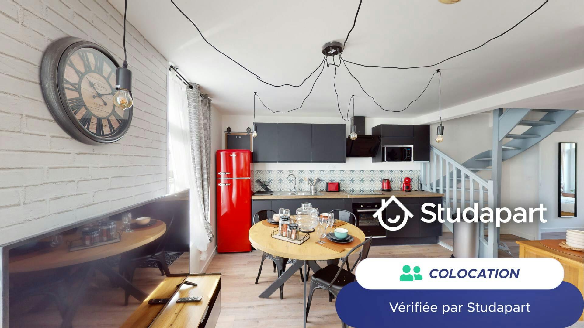 Chambre privée à louer pour 465 €/mois à Arras, Impasse Rohart
