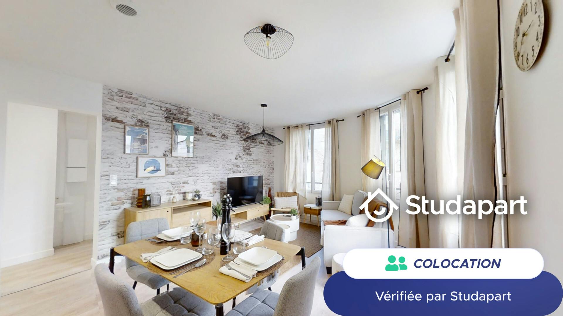 WG-Zimmer zu mieten für 490 € pro Monat in Saint-Nazaire, Avenue du Général de Gaulle