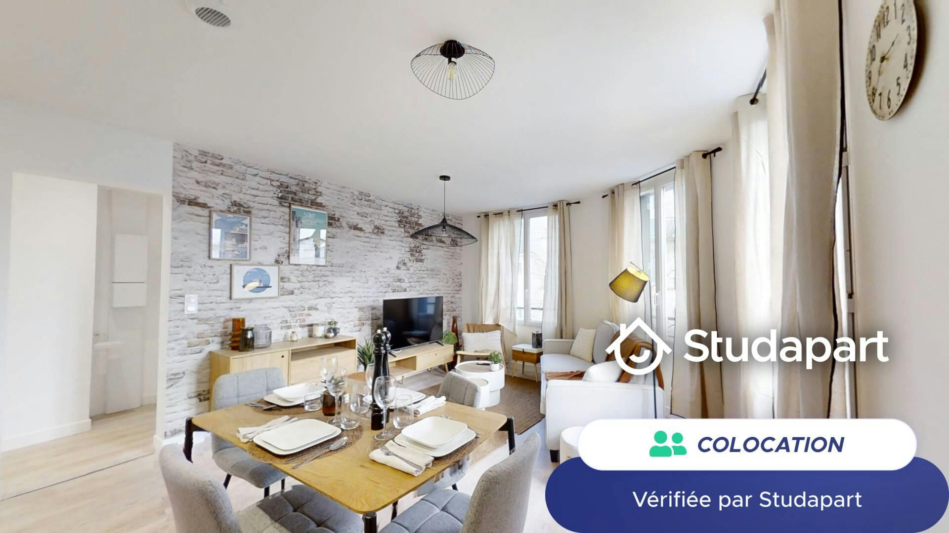 Privat rum att hyra för 490 € i månaden i Saint-Nazaire, Avenue du Général de Gaulle