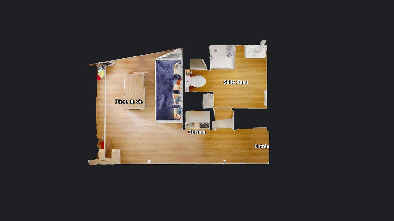 Apartment Bron, 1 bed, 20m² — photo 3