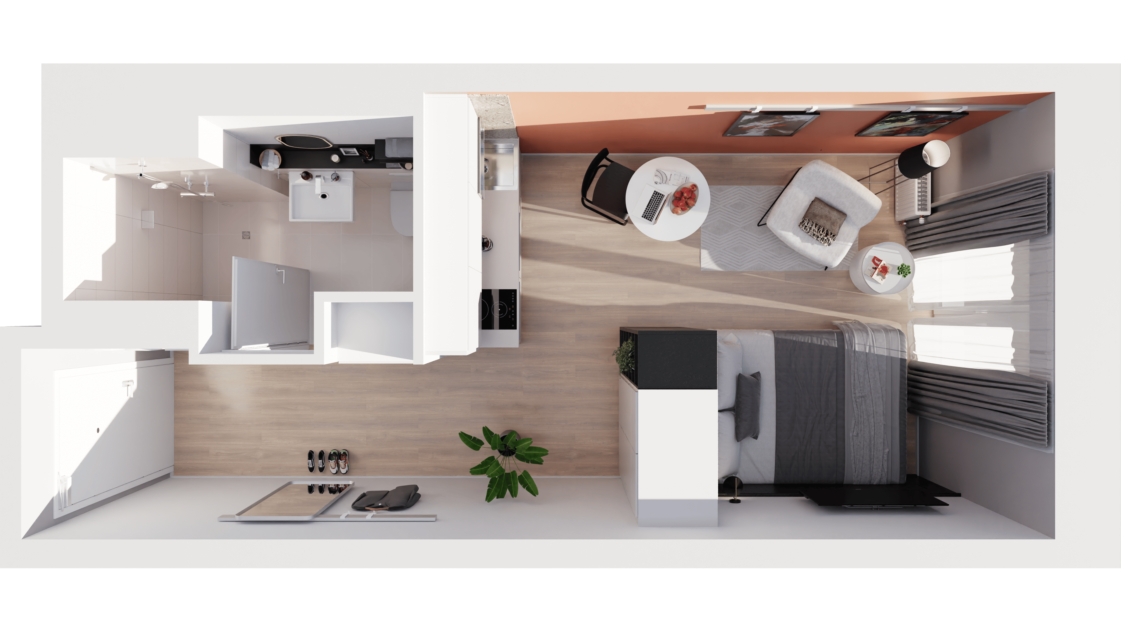 Apartment Hamburg, 21m² — photo 5