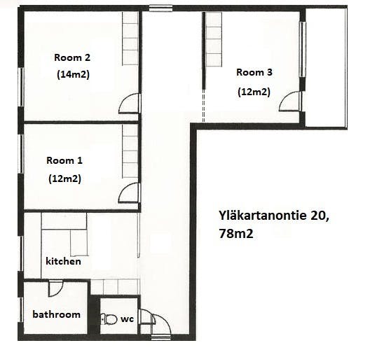 Apartment Espoo, 78m² — photo 6