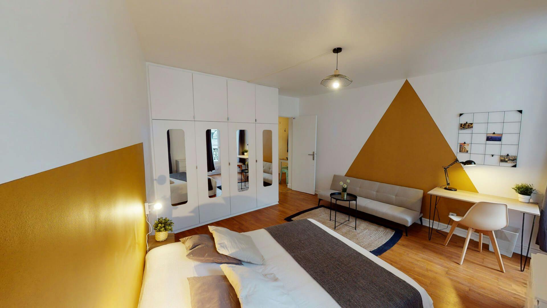 Private room for rent on Avenue de Wagram, Paris - Vue 4