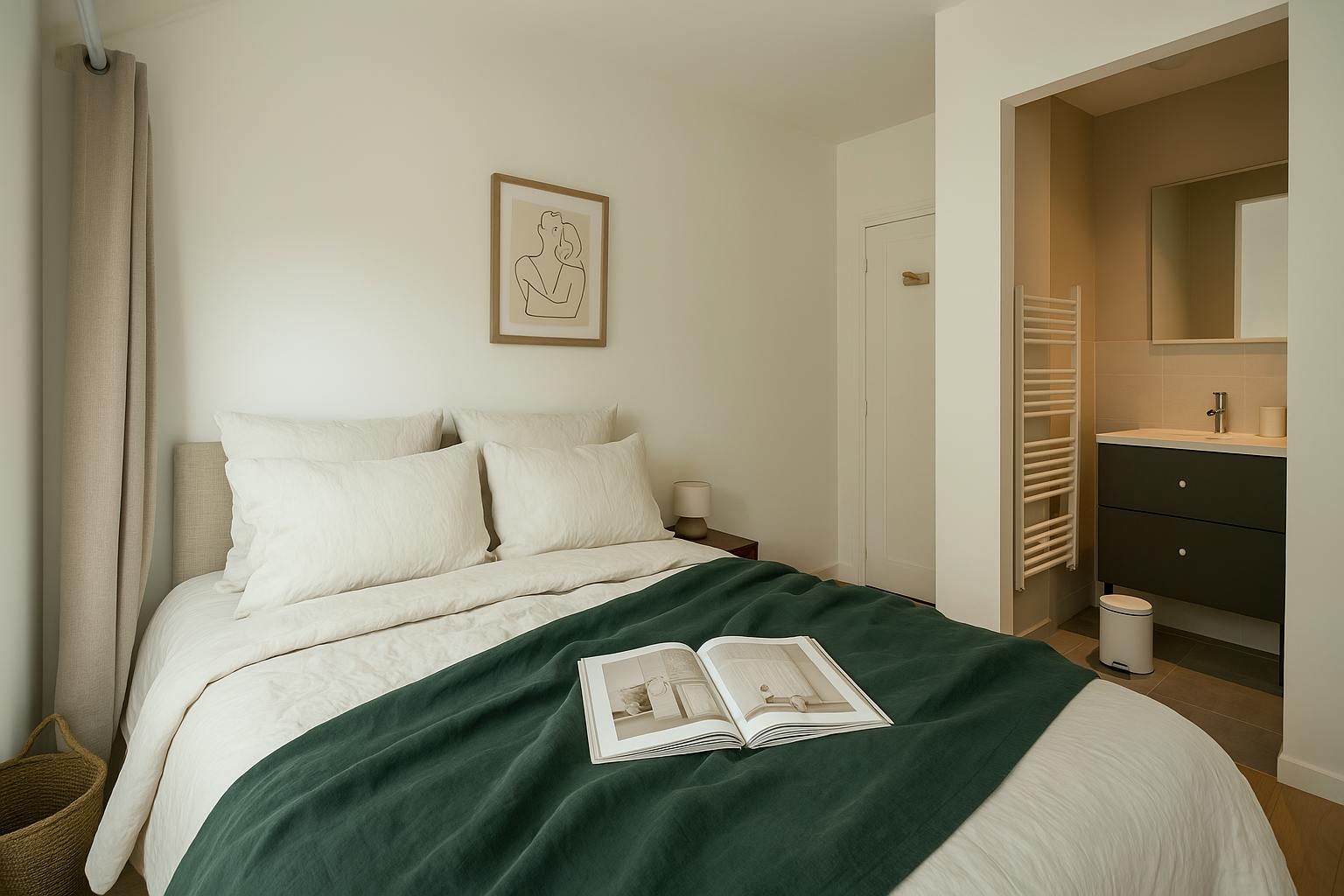 Private room for rent for €1,100 per month in Paris, Passage Penel