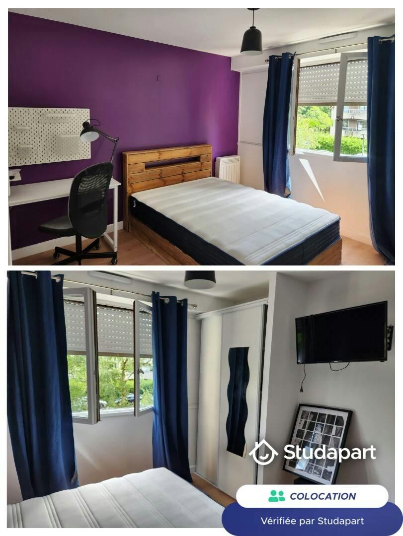 Private room for rent on Avenue des Franciscains, Nantes - Vue 3