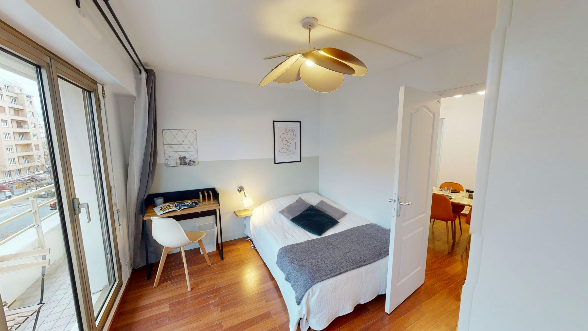 Private room for rent on Avenue de Versailles, Paris - Vue 5