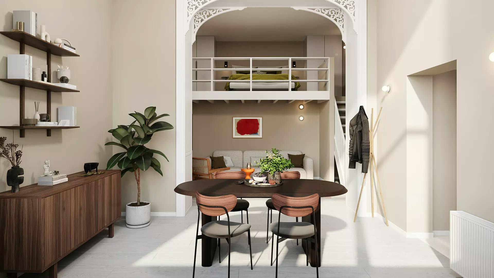 Apartment Saint-Gilles, 1 bed, 32m² — photo 3