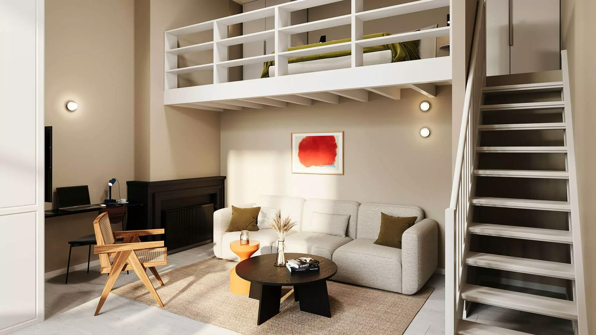 Apartment Saint-Gilles, 1 bed, 32m² — photo 9