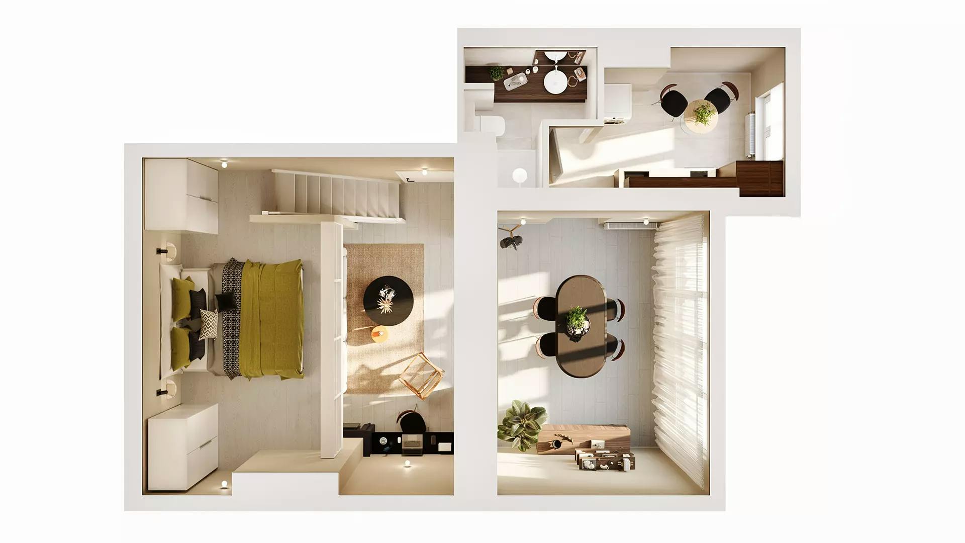 Apartment Saint-Gilles, 1 bed, 32m² — photo 5