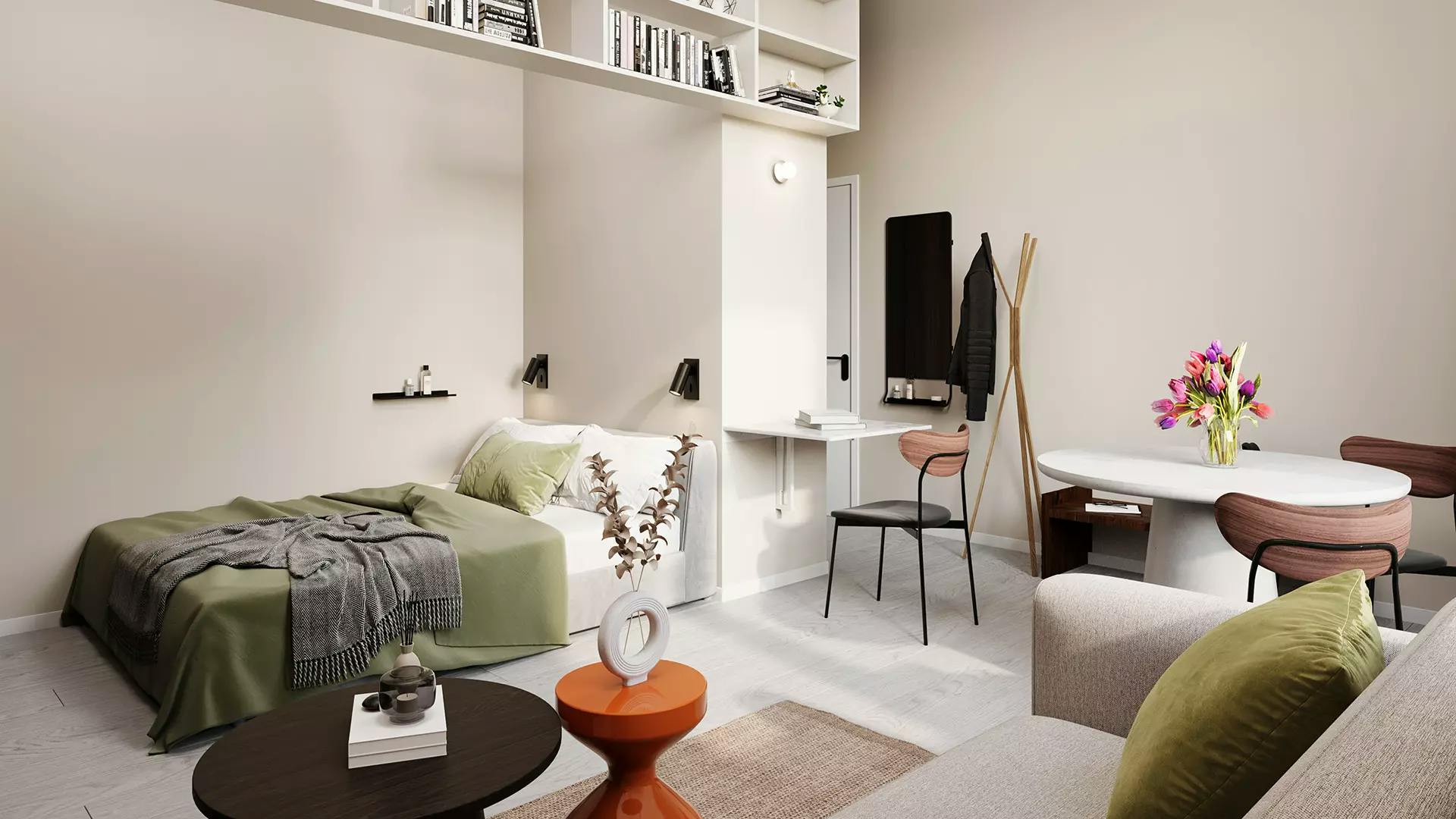Apartment Saint-Gilles, 29m² — photo 4
