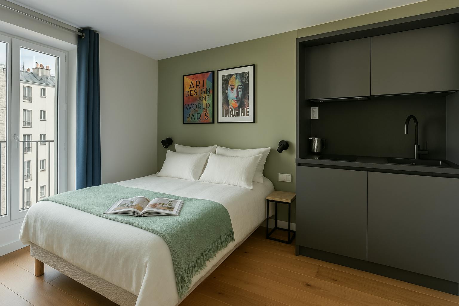 Studio for rent for €1,190 per month in Paris, Rue Marcadet