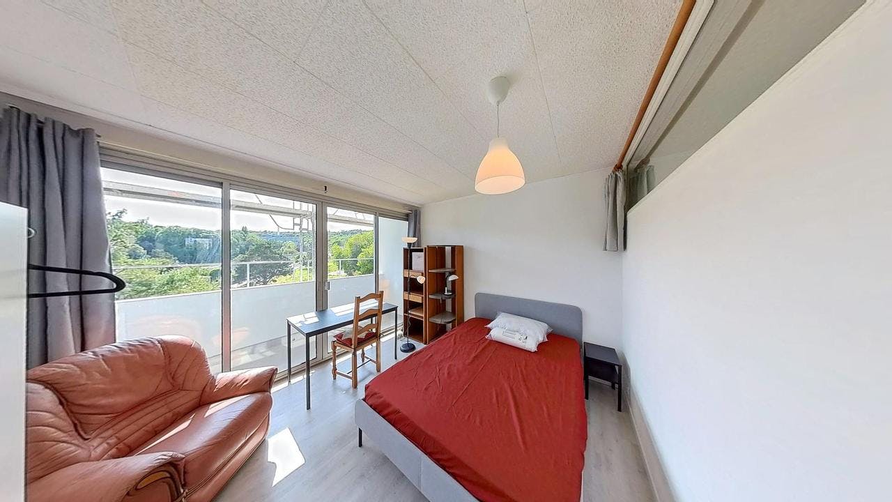 Cameră privată de închiriat pentru 368 EUR pe lună în Laxou, Rue de Villers