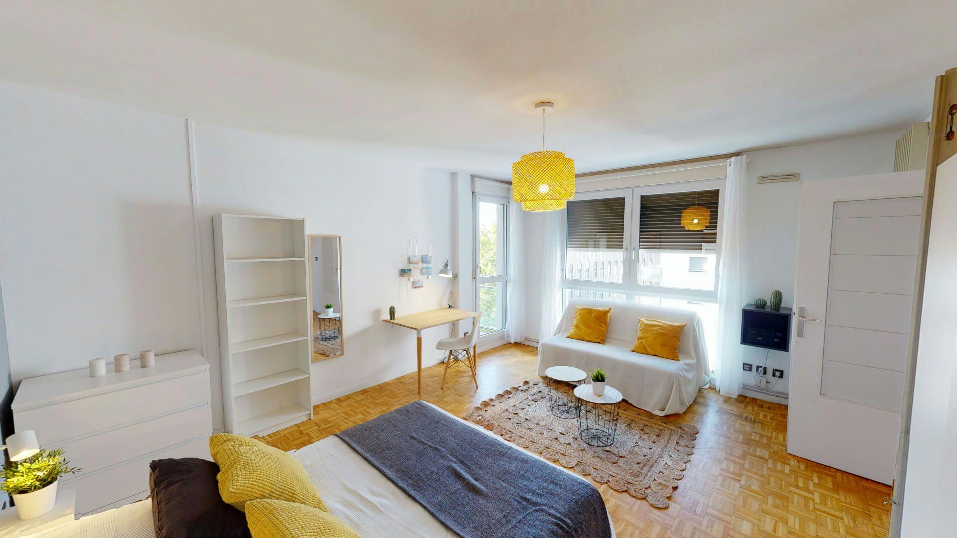 Single room Lyon, 1 bed, 20m² — photo 11