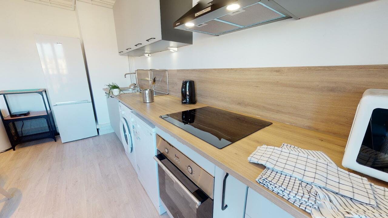 Apartment Villeurbanne, 1 bed, 12m² — photo 4