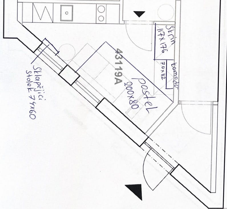 Apartment Prague, 1 bed, 10m² — photo 4