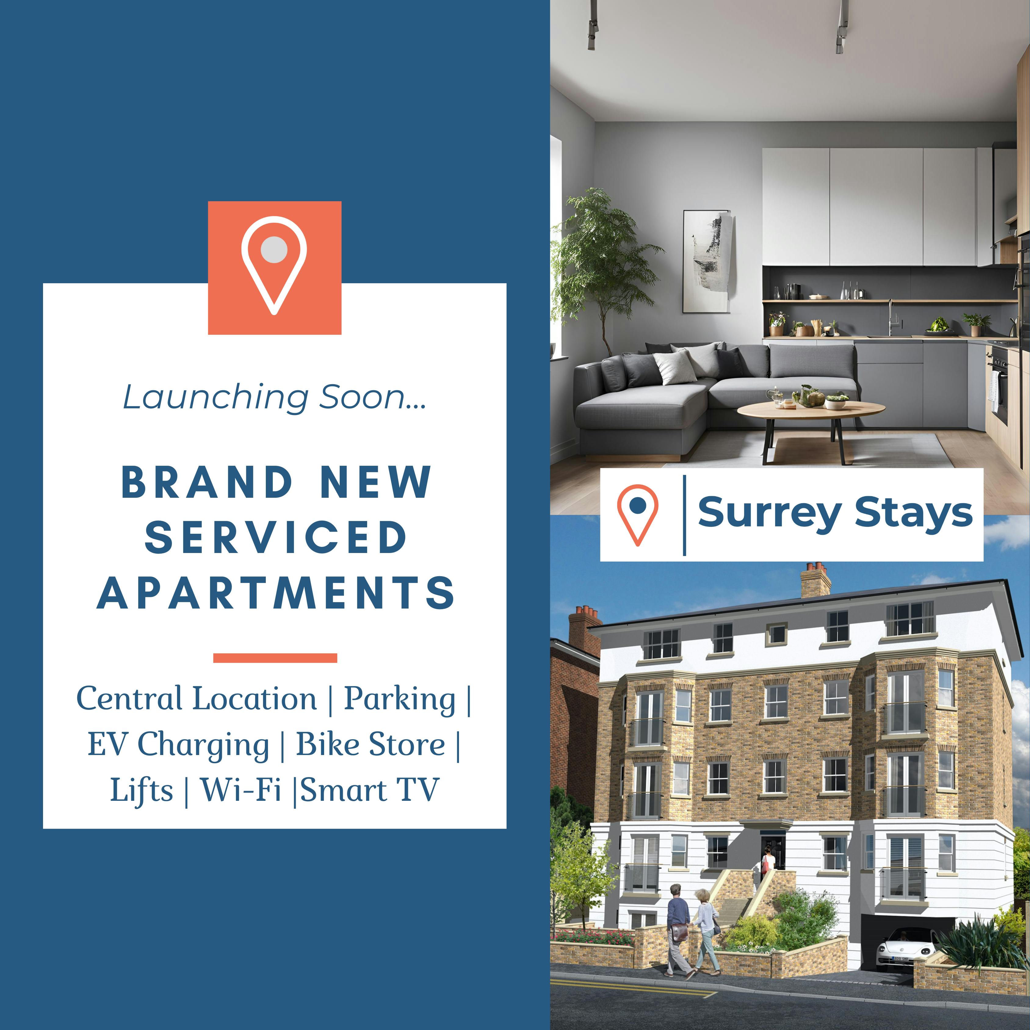 Apartment for rent for €5,681 per month in Leatherhead, Kingston Road