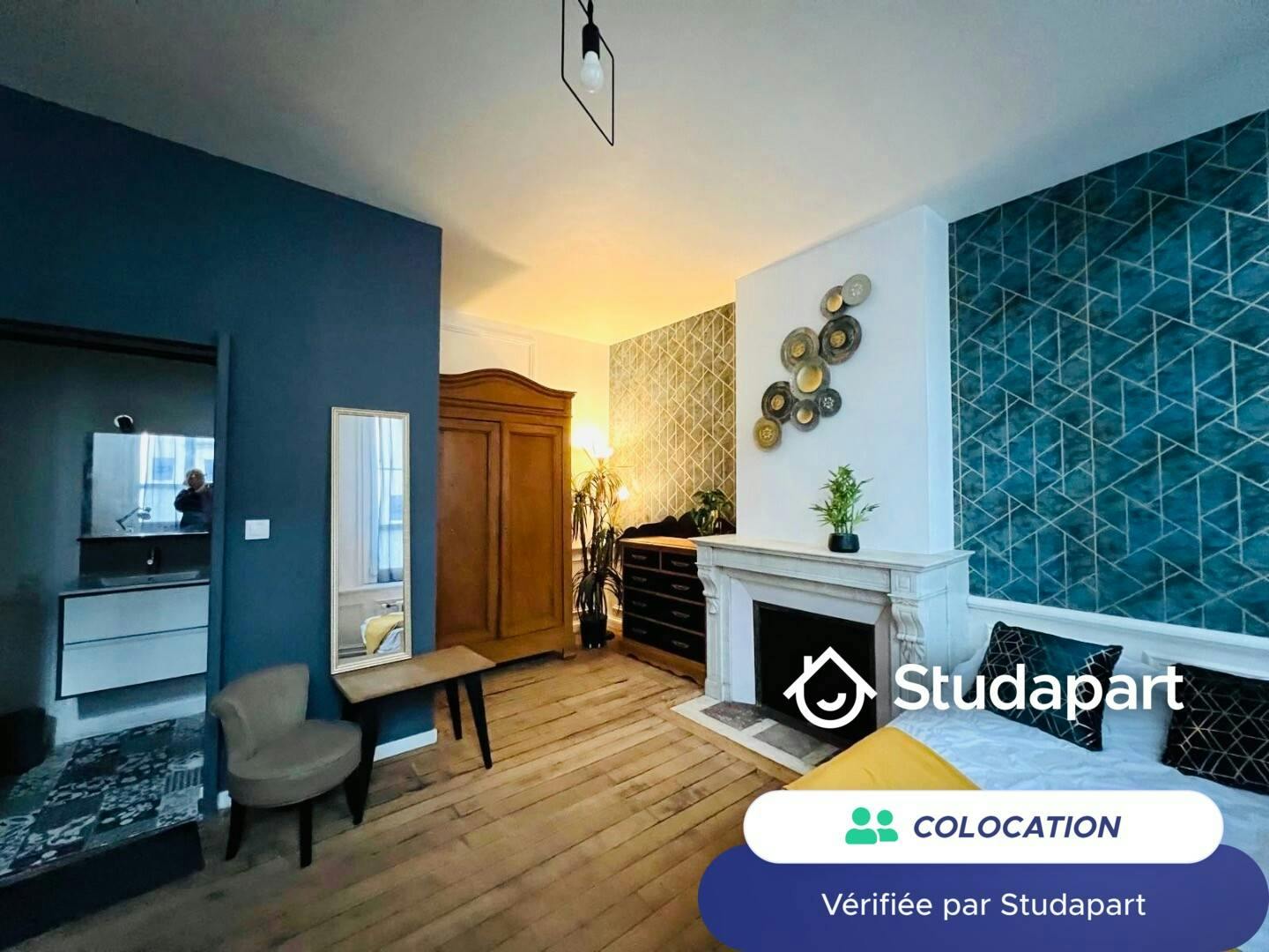 Quarto privado para alugar por € 470 por mês em Saint-Quentin, Rue Longueville