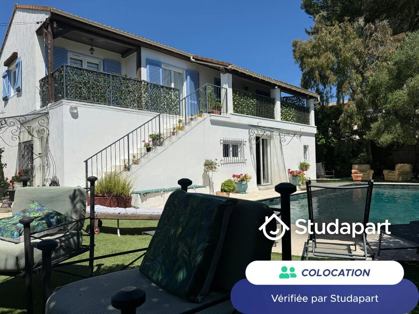 Chambre privée à louer pour 770 €/mois à Antibes, Chemin des Moyennes Bréguières