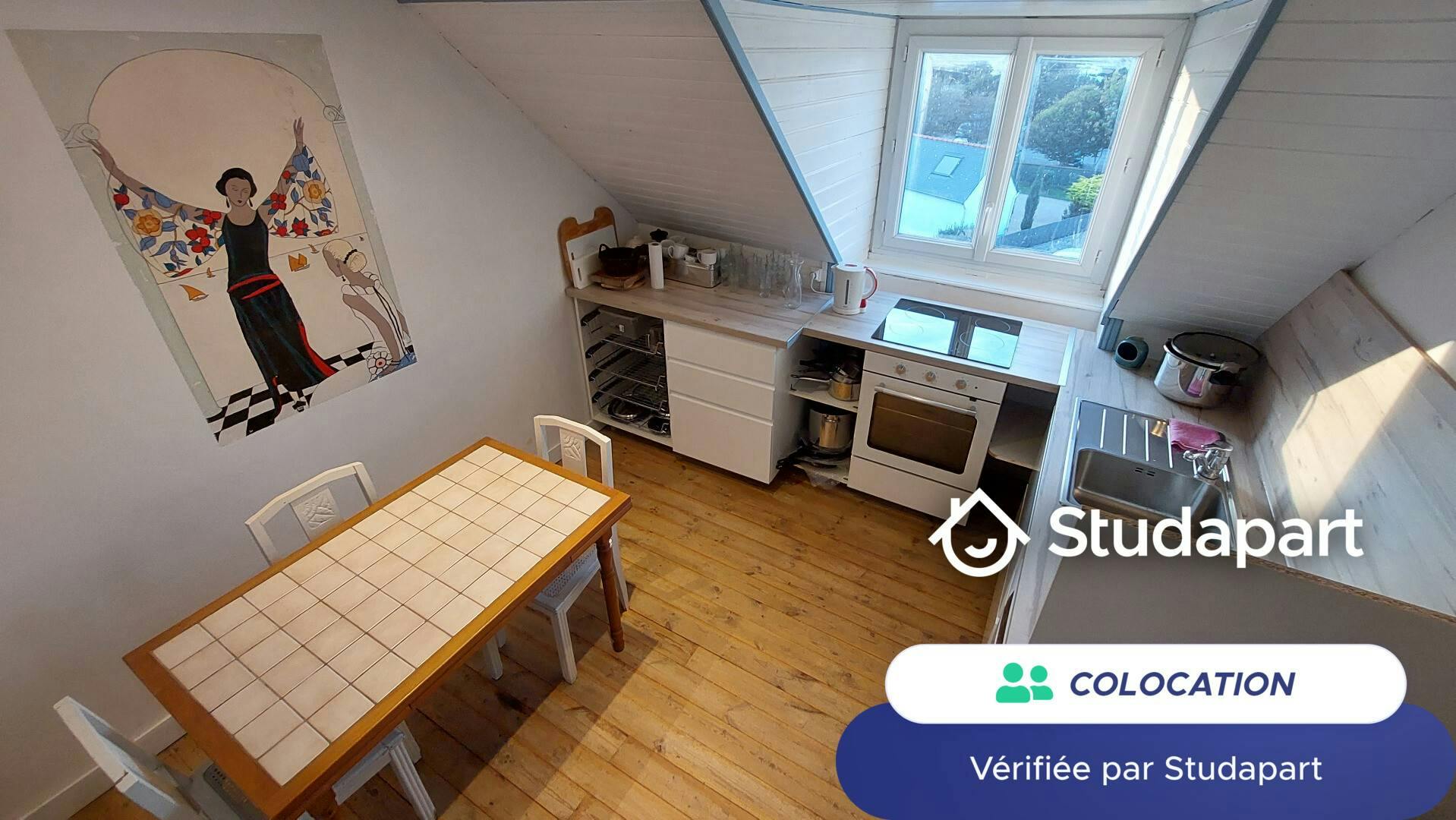 Privé kamer te huur voor € 295 per maand in Fouesnant, Avenue de la Pointe du Cap Coz