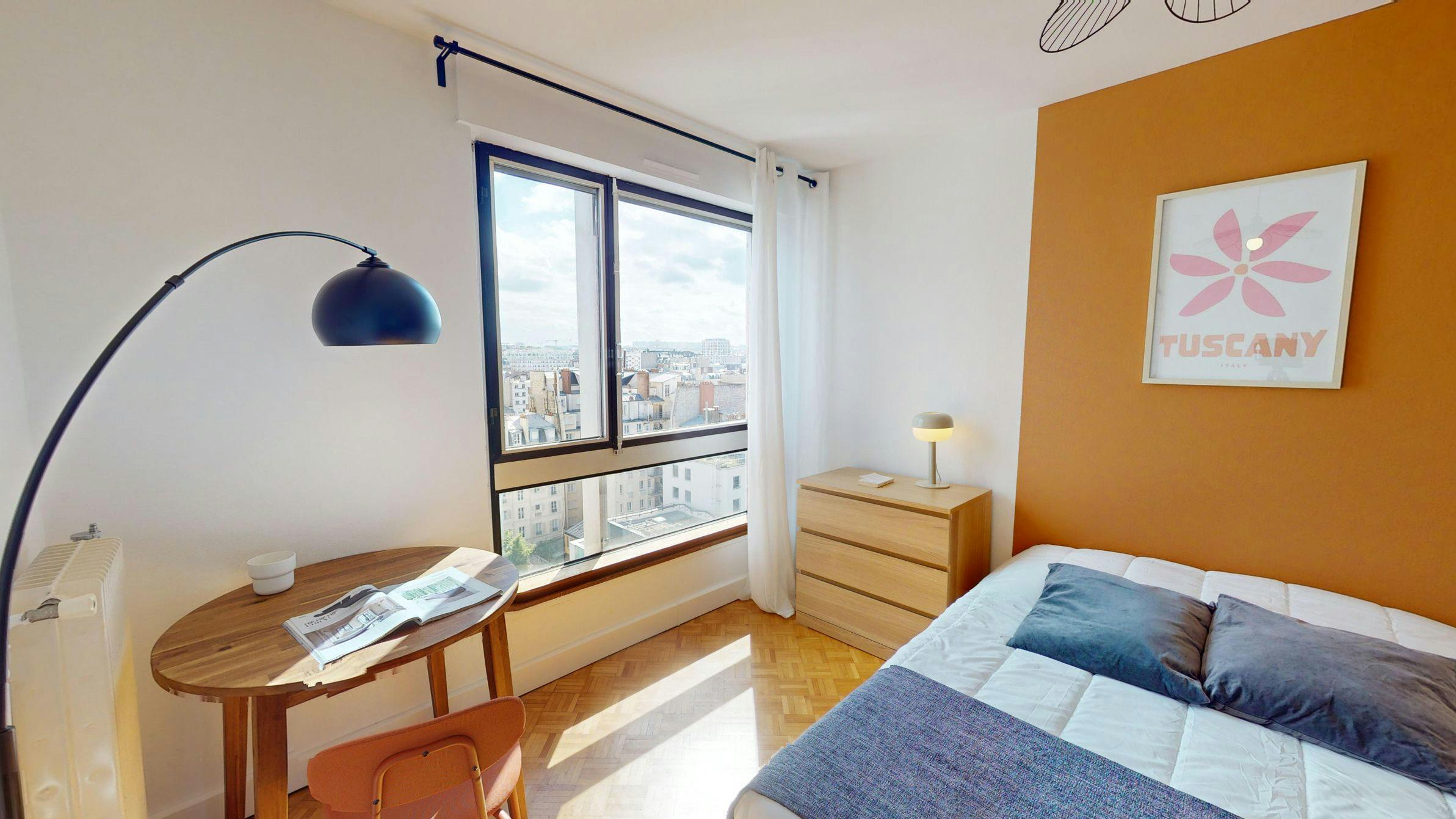 Single room Paris, 1 bed, 12m² — photo 3