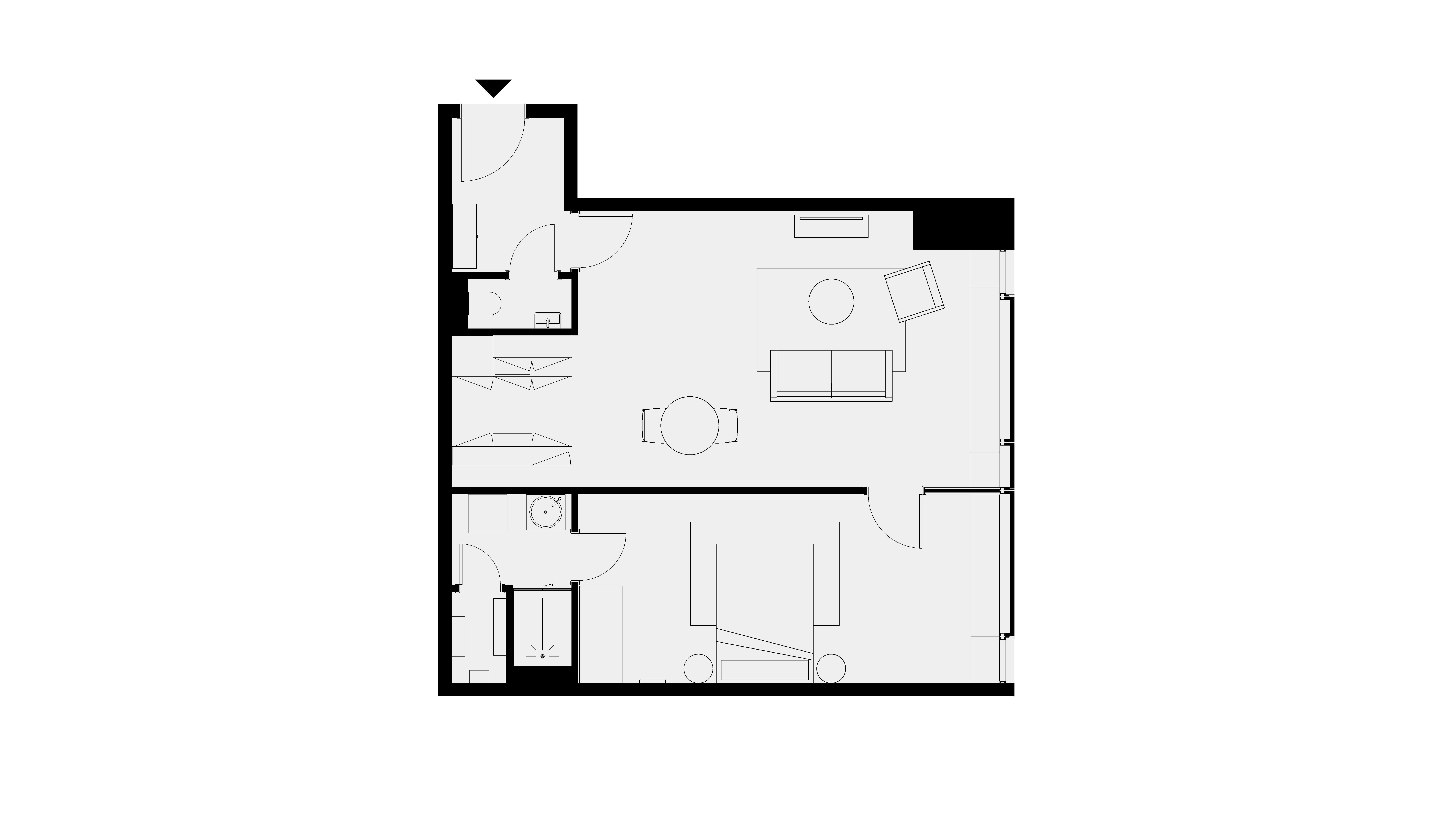 Apartment Brussels, 1 bed, 70m² — photo 2
