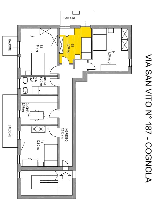 Single room Trento, 1 bed, 9m² — photo 134