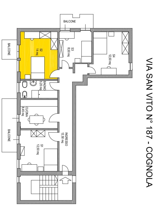 Single room Trento, 1 bed, 14m² — photo 20