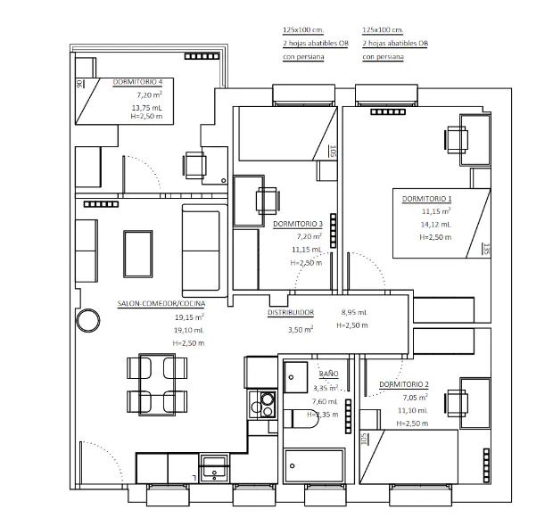 4-Bedroom Apartment in Calle Escalona, Madrid (1559596) DOCUMENTATION 1