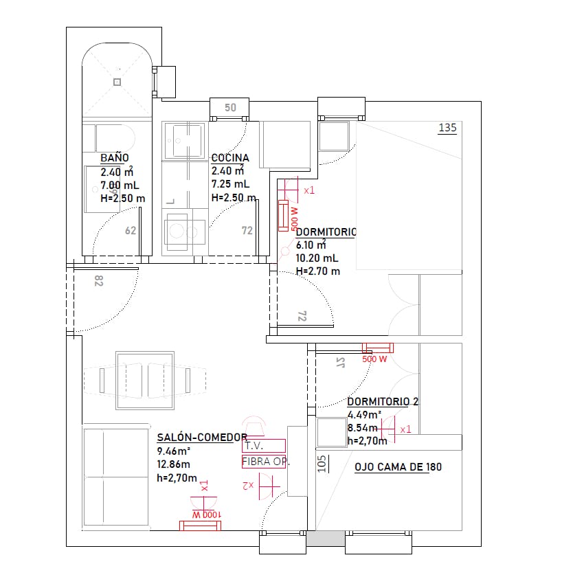 Apartment Madrid, 2 beds — photo 10
