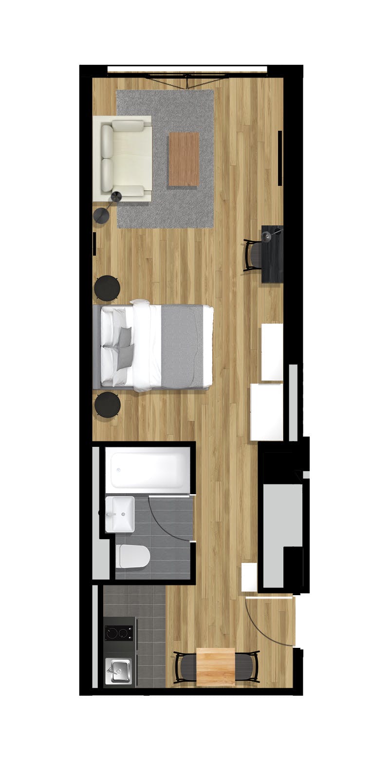 Apartment Clichy, 38m² — photo 6
