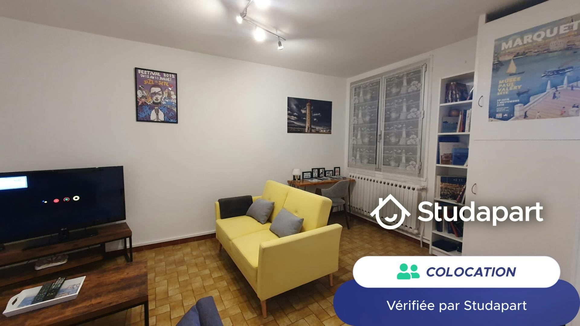 Privé kamer te huur voor € 500 per maand in Sète, Grande Rue Haute