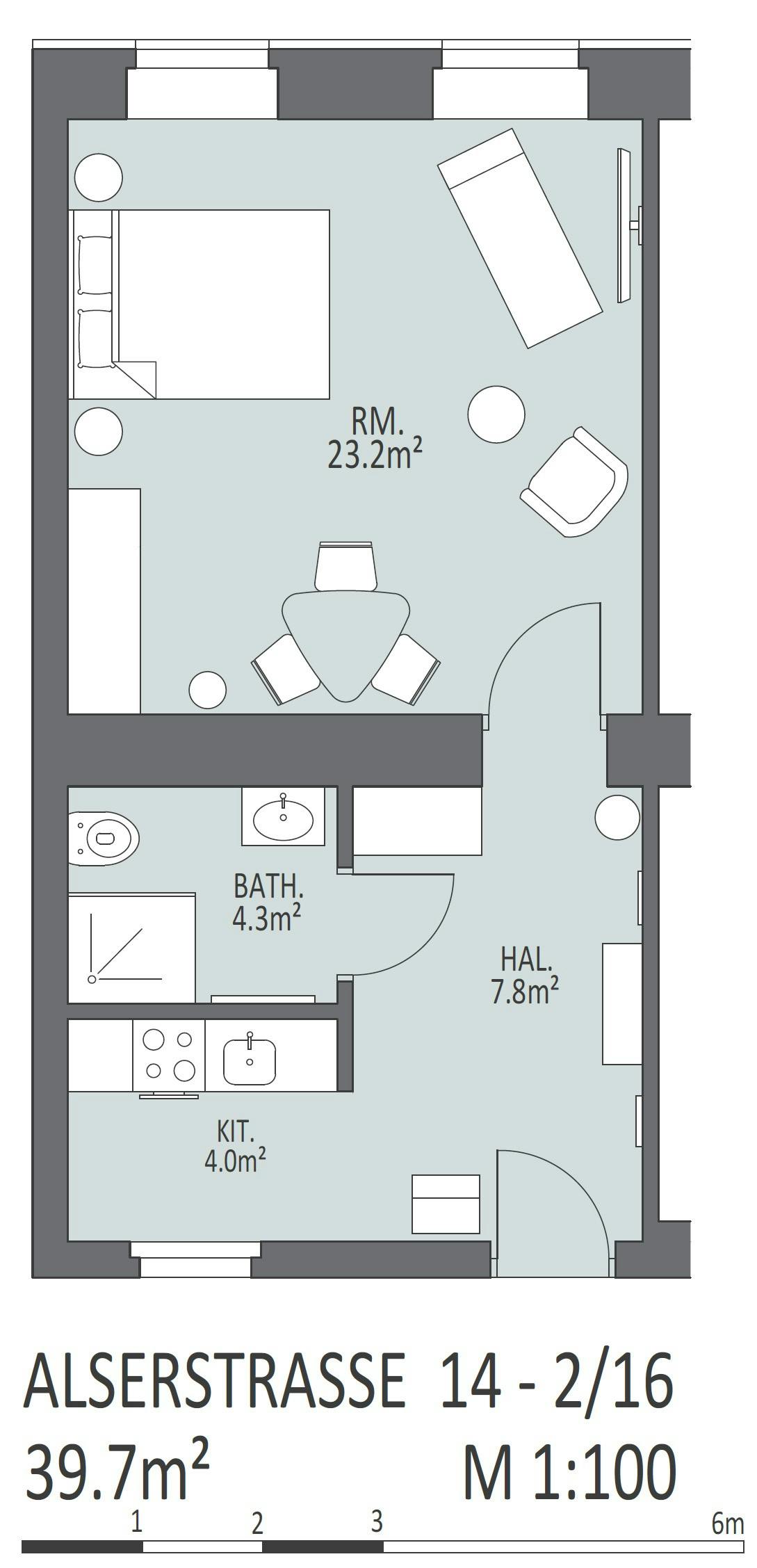Apartment Vienna, 1 bed — photo 2