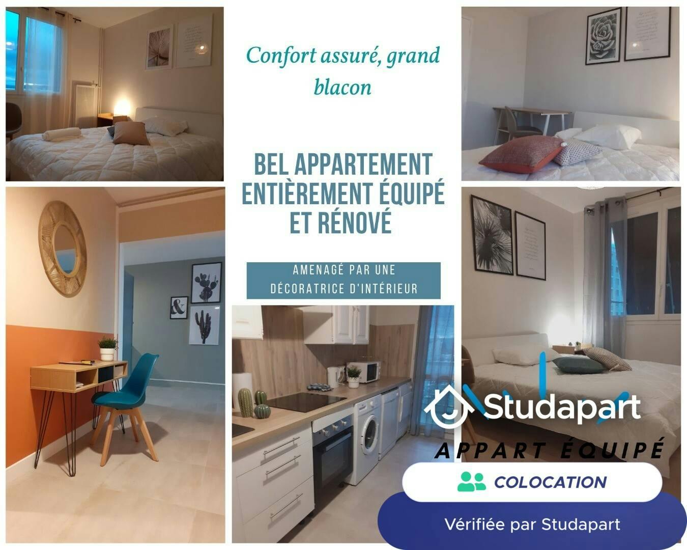 Privat rum att hyra för 485 € i månaden i Valence, Route de Montelier