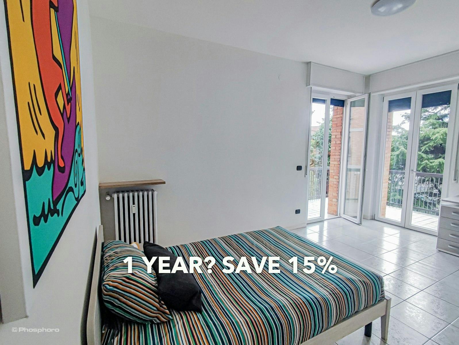 Single room Verona, 1 bed, 21m² — photo 56