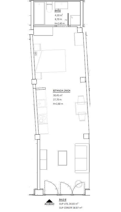 Apartment Madrid, 1 bed — photo 2