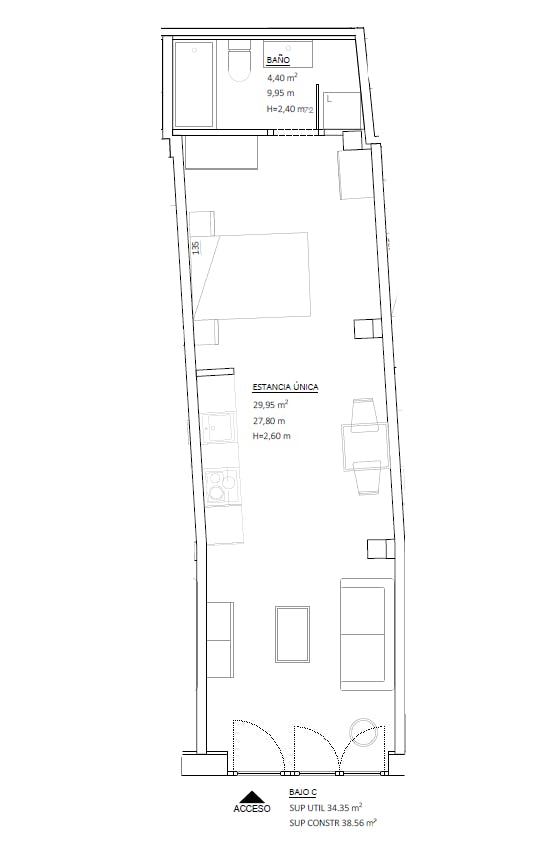 Apartment Madrid, 1 bed — photo 14