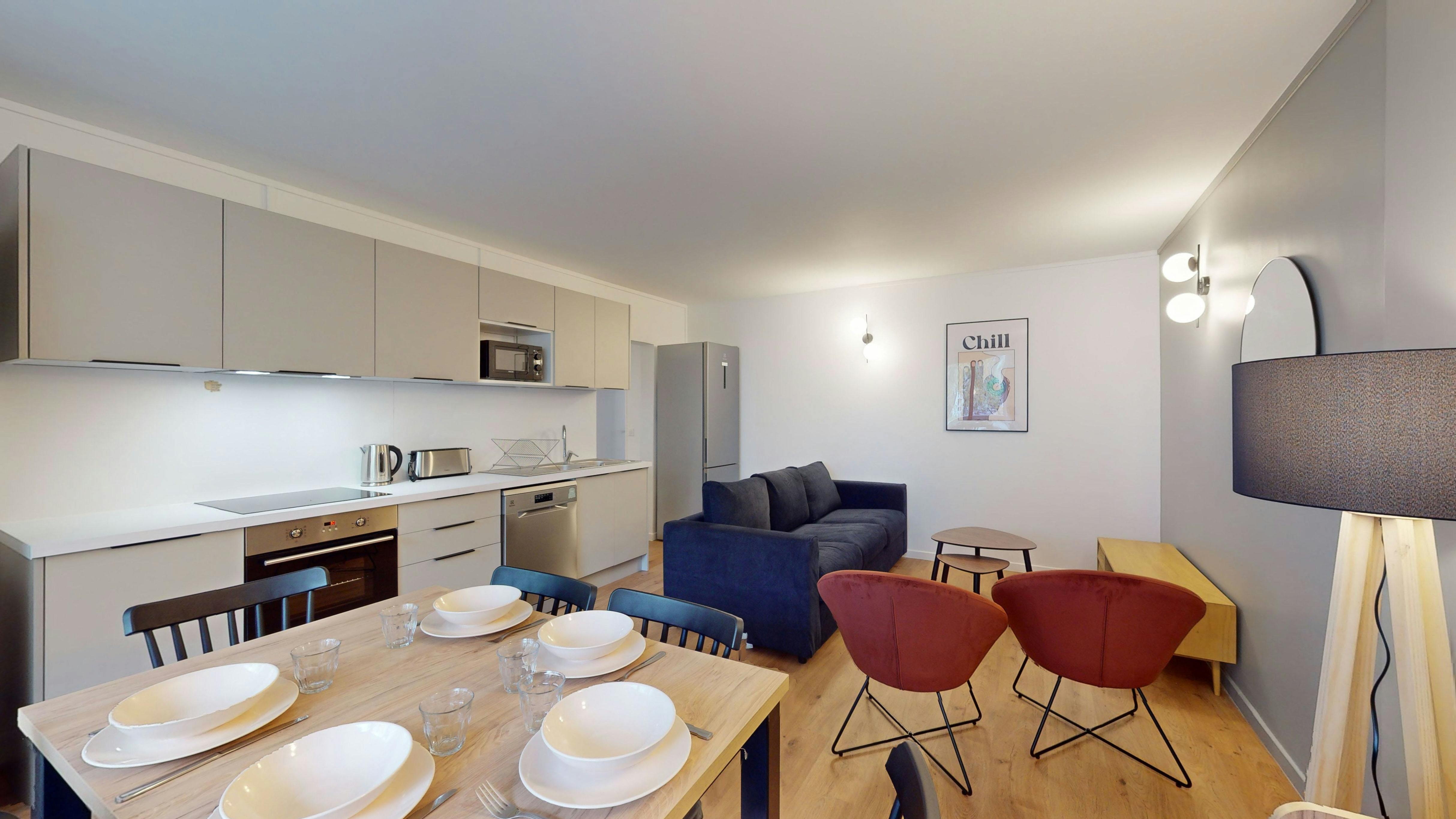 Apartment Asnières-Sur-Seine, 1 bed, 10m² — photo 42
