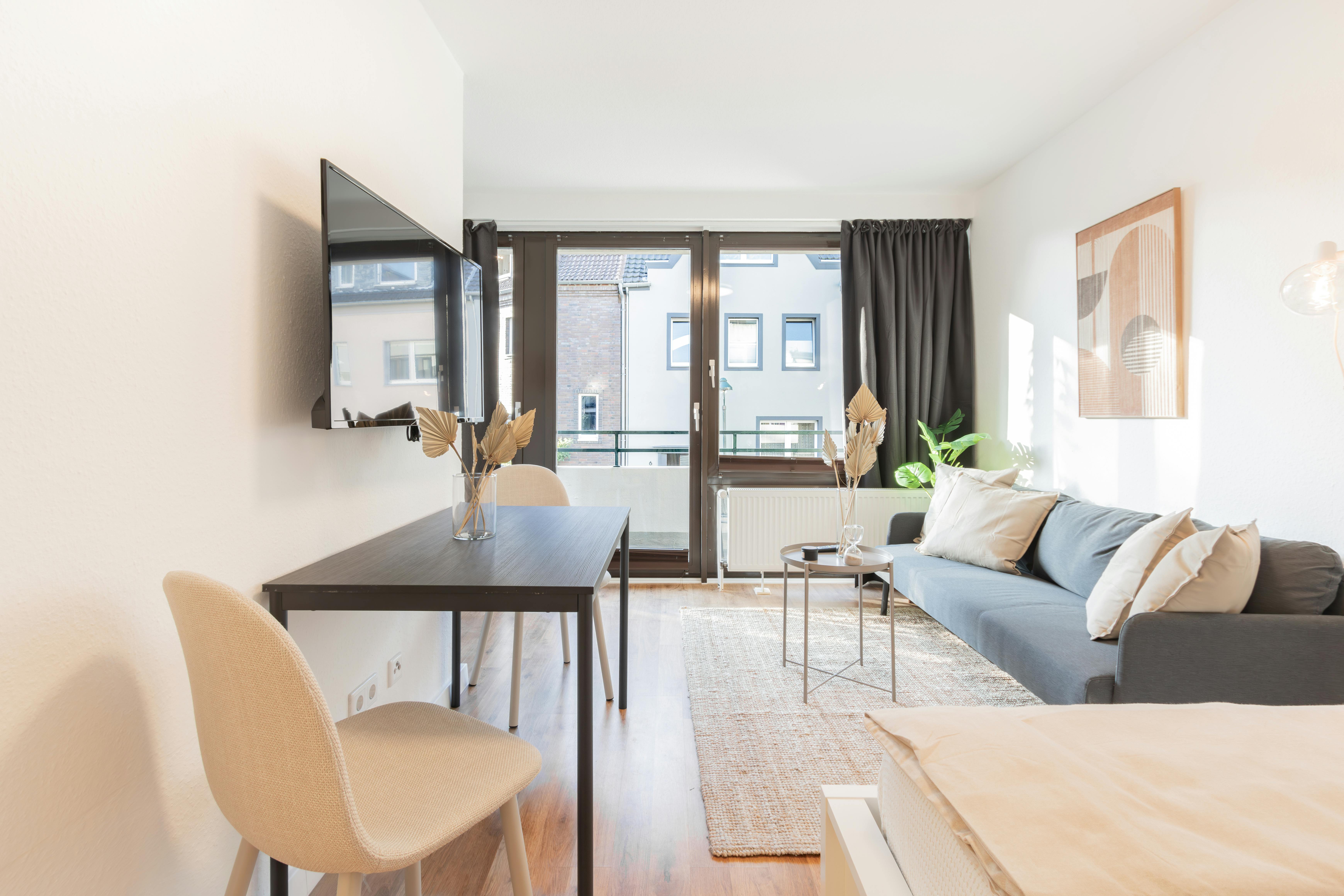 Студія за оренду для 1 050 EUR на місяць у Düsseldorf, Ikenstraße