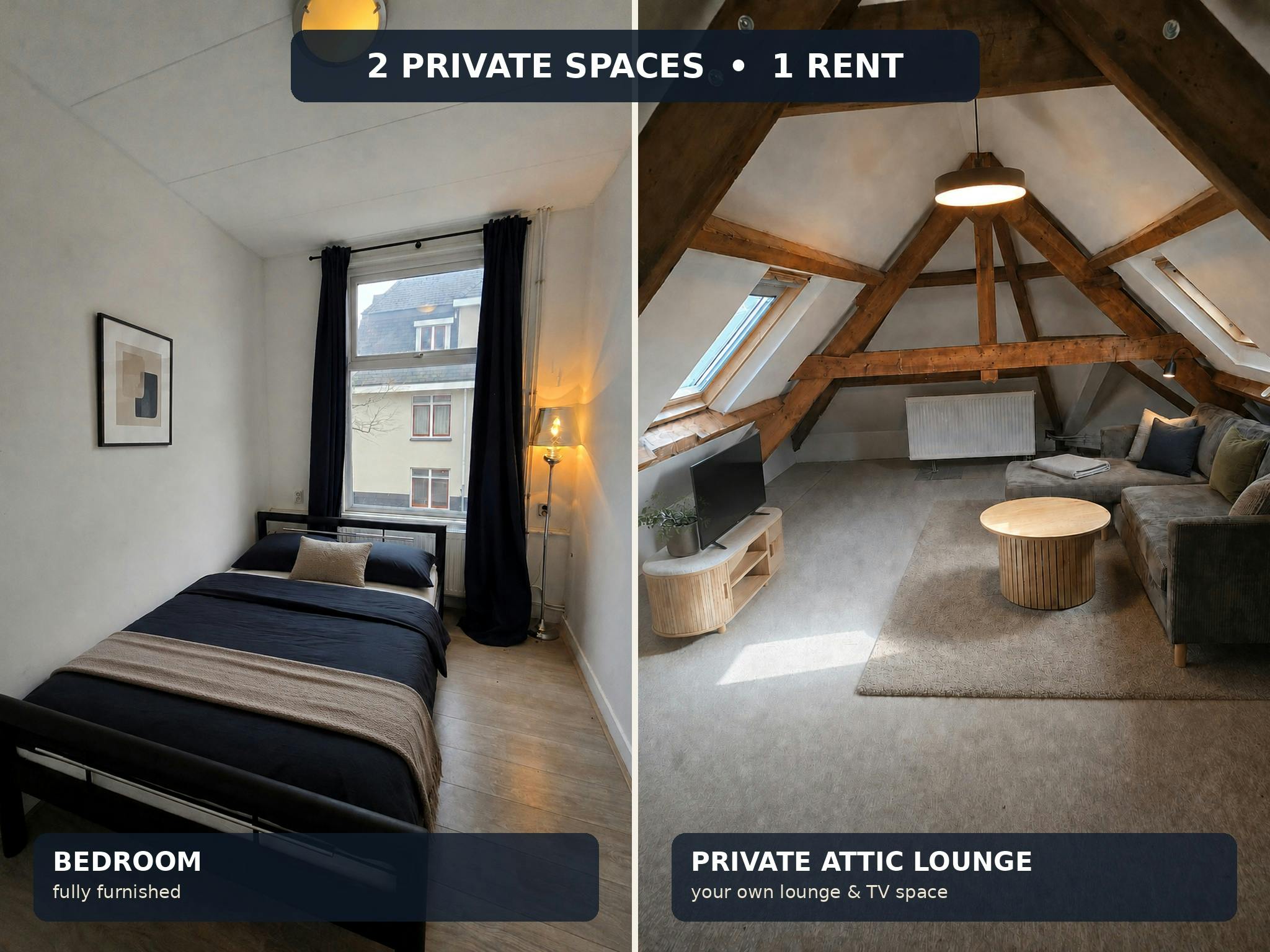 Pokój prywatny do wynajęcia za 1099 € miesięcznie w mieście The Hague, Vermeerstraat