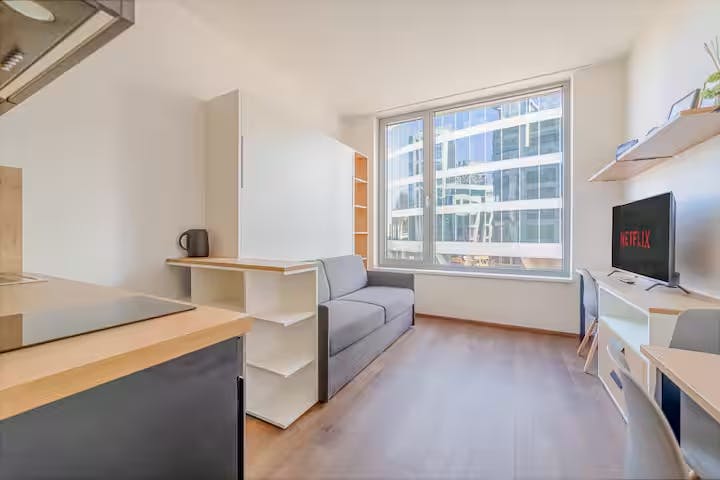 Studio for rent for CZK 24,181 per month in Hlavní město Praha, Plzeňská