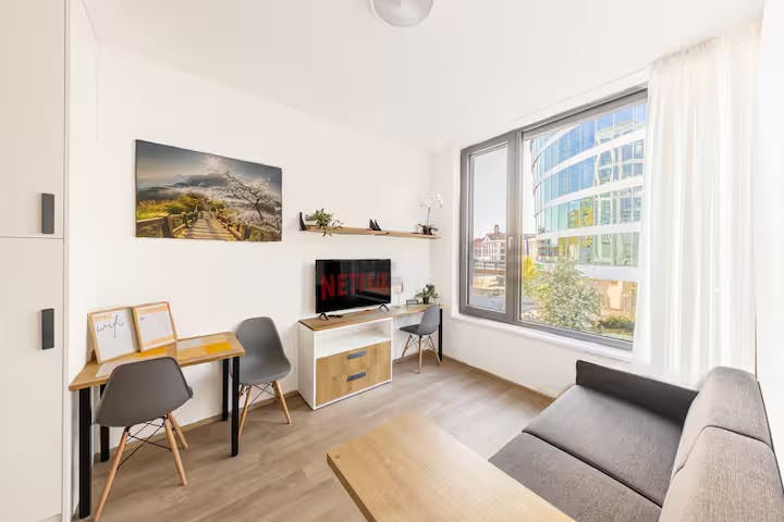 Studio for rent for CZK 24,181 per month in Hlavní město Praha, Plzeňská