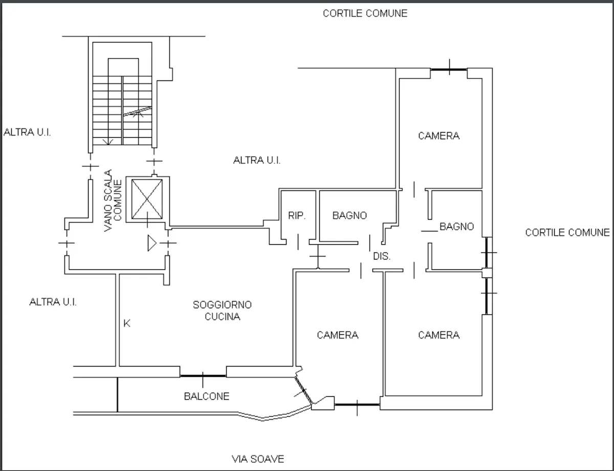 3-Bedroom Apartment in Via Francesco Soave, Milan (1579567) DOCUMENTATION